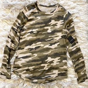 LUCKY BRAND Camo Printed Light Thermal Long Sleeve Shirt